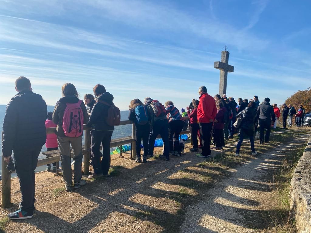 al punto panoramico alla Croce del Monte Lupia